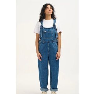 Lucy & Yak Easton Dungaree - Mid Wash Blue - US12 - NWT